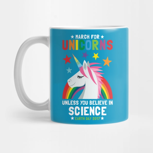 March For Unicorns Unless It's Science by Pushloop